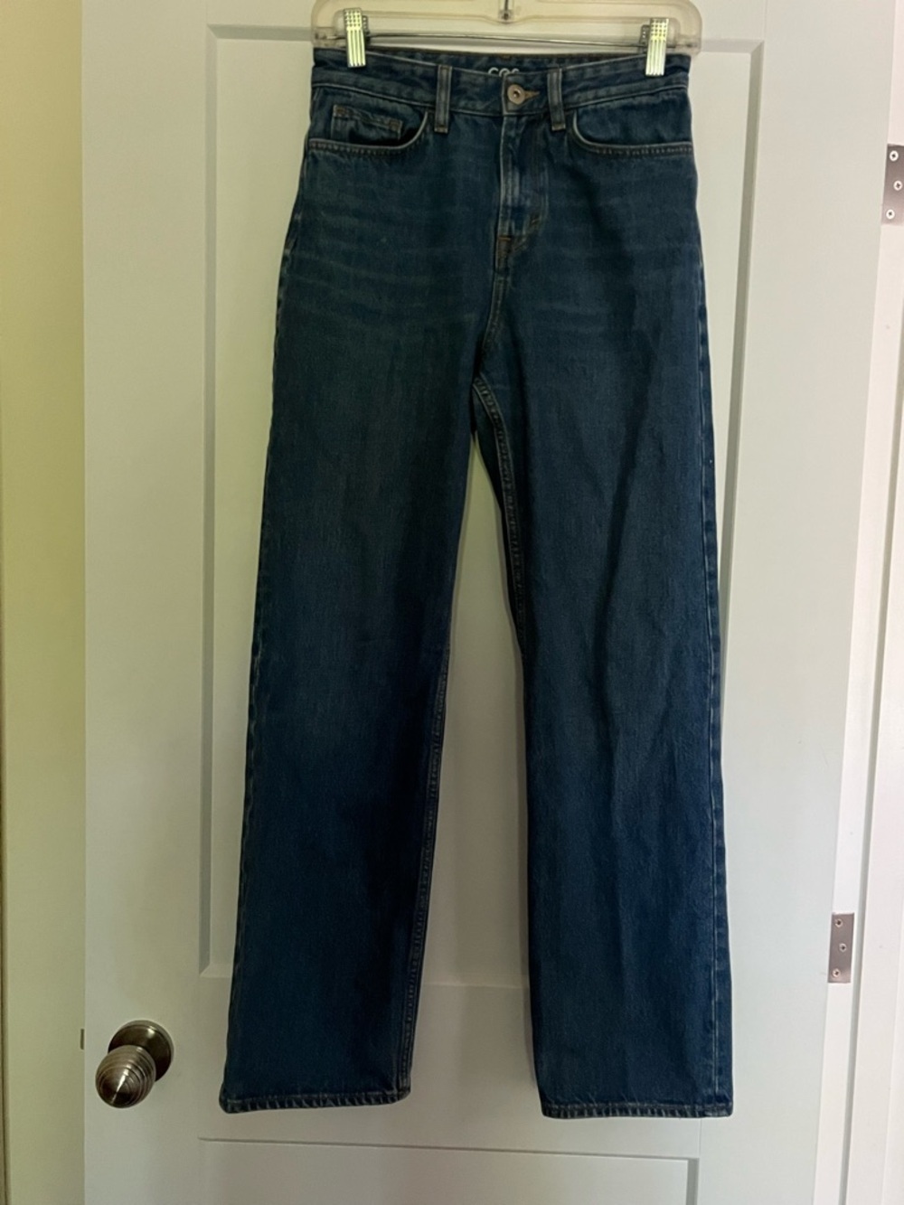 COS Loose Straight Highrise Dark Wash Classic Jeans 26